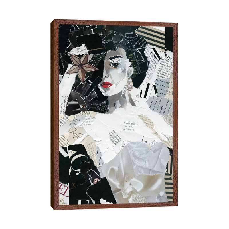 Runway Star by Carol Robinson - Print on Canvas, Classic Brown Wood Framed, 66.04 cm H x 45.72 cm W