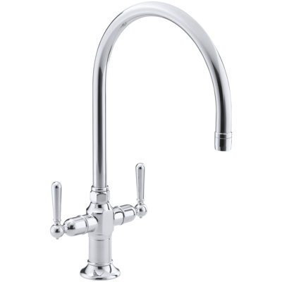 HiRise Single Double Handle Kitchen Faucet