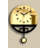 Elegant Decorative Wall Clock, Gold & Black, 15.4 x 19.7 inches | Durable MDF & Acrylic Construction, Thickness: 0.1 inches | Stylish Home Décor for Living Room, Office & Bedroom | Unique Design for Timeless Appeal-1011755700