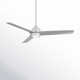 54" Mocha 3 - Blade Outdoor/Indoor Smart Propeller Ceiling Fan with Remote Control Included
