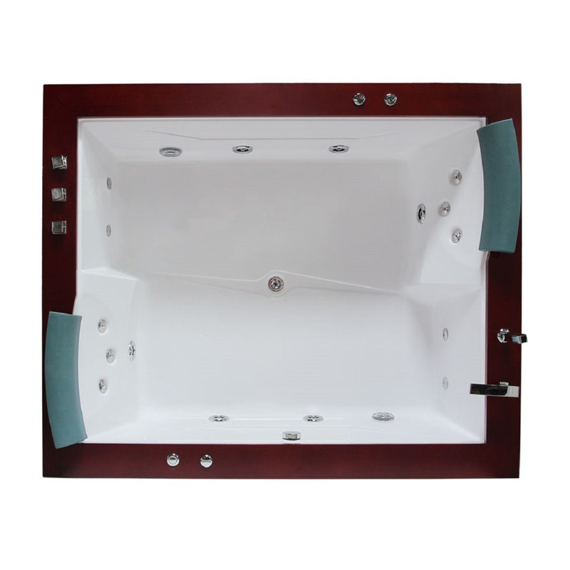 71'' x 60'' Acrylic Bathtub with Faucet