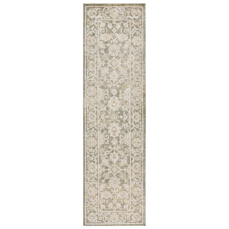Vintage Look Area Rug, Runner 66 X 244