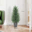 Set of 2 artificial cypress trees-135948704