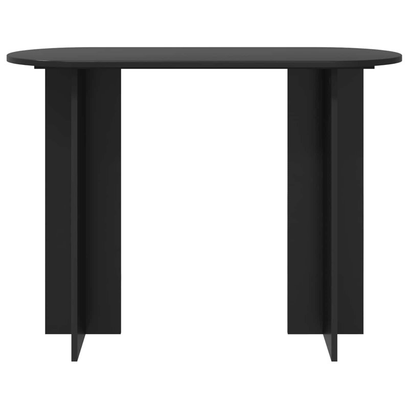 100cm Console Table, Black Oak