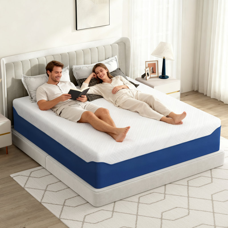Medium Firm Memory Foam Mattress With Breathable Cover, Pressure Relief, Certipur-US® Certified, 10" / 12" / 22, 14", Queen