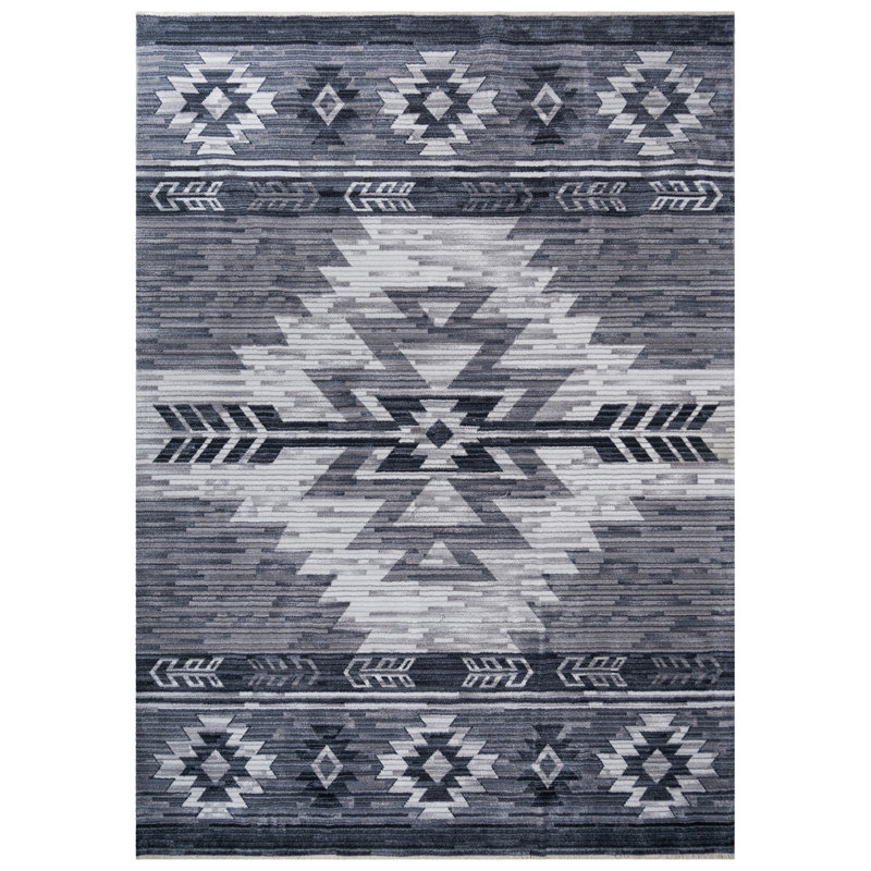 Adelean Southwestern Indoor Rug, Rectangle 7'9.7" x 9'11.69"