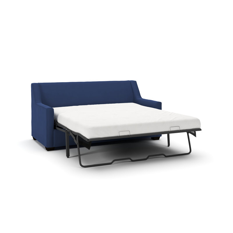 Canapé-lit rembourré 72 po Gemi, Toile bleu marine Sunbrella®