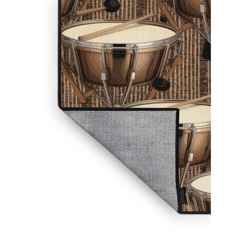 Washable Timpani Music Area Rug, Rectangle 2' x 3'