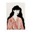 «Woman in Striped Blouse», plaque murale par Omar Escalante-623746371