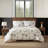 Ensemble de housse de couette réversible gris en coton Port Gamble Eddie Bauer-103249149