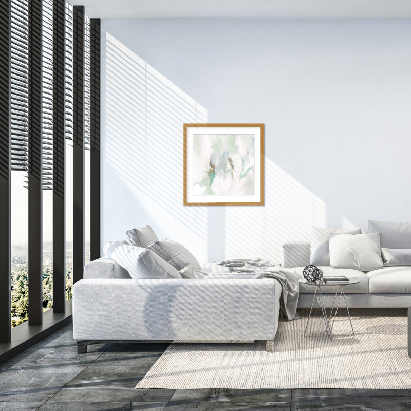 Abstract Coastal Bloom, 48" H x 48" W