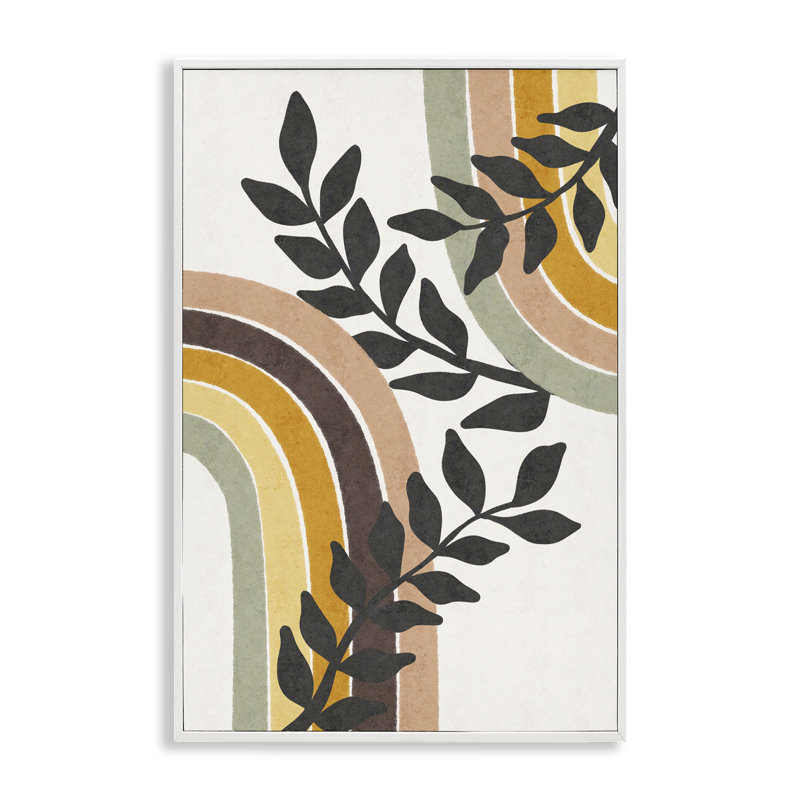 «Vine Swathed Rainbows», art de la giclée encadrée par JJ Design House LLC bk-241, H 24 po x l 16 po
