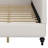 Twin Size L-Shaped Daybed With Solid Wood Legs-434249151