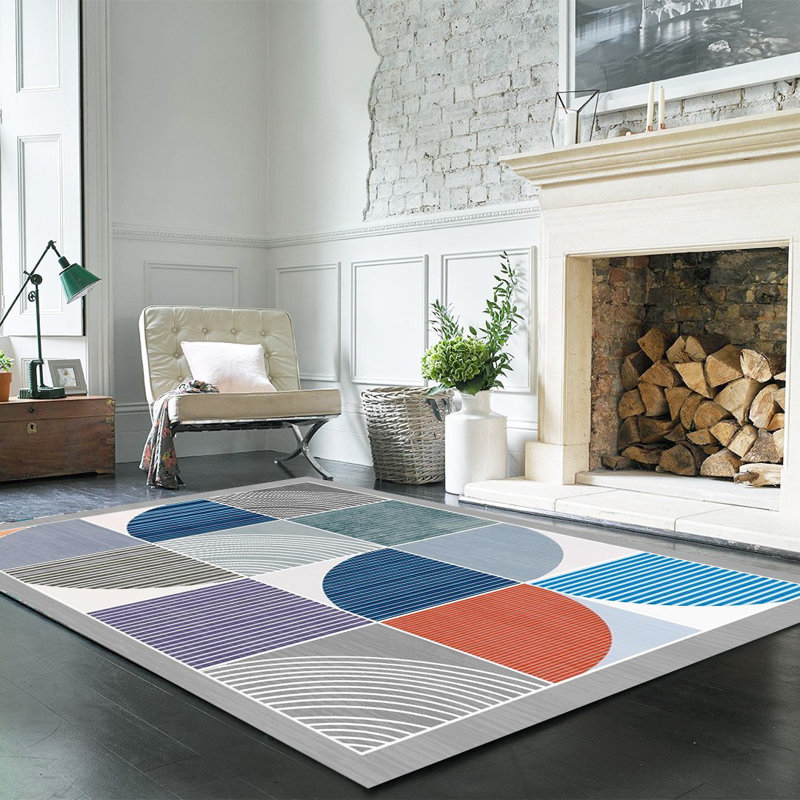 Tapis en coton Dayanara, Tapis de couloir 3 pi 3 po x 7 pi 3 po