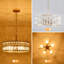 Lustre tambour en cristal 5 lumières Khyryn-1800251571