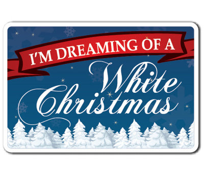 «I'm Dreaming of a White Xmas Decal»