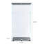 Vitrine à deux portes avec 4 tablettes, finition noire, verre trempé de 5 mm, coffre pour curiosités et armoire à 4 tablettes à installation simple