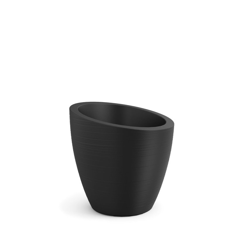 Jardinière en plastique Marazzi, Noir, H 20 po x l 20 po x P 20 po