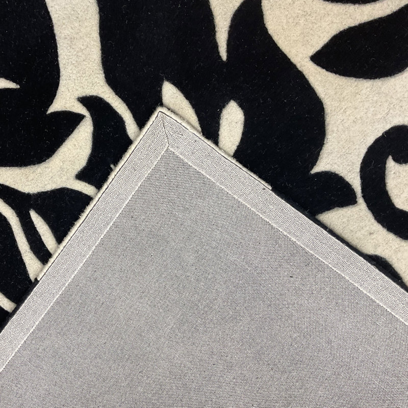 Wool Damask Indoor Rug