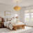 10 - Light Dimmable Hand-woven Rattan Tiered Chandelier