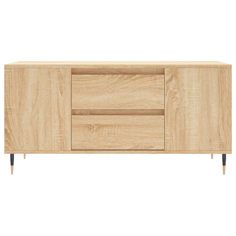 Mikera Coffee Table with Storage, Sonoma Oak