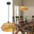 16'' 2-Light Rattan Pendant Light