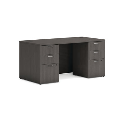 HON MOD 60"W Double Pedestal Desk