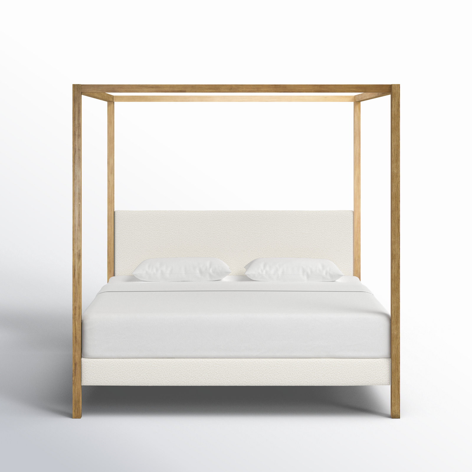 Bary Boucle King Canaopy Bed