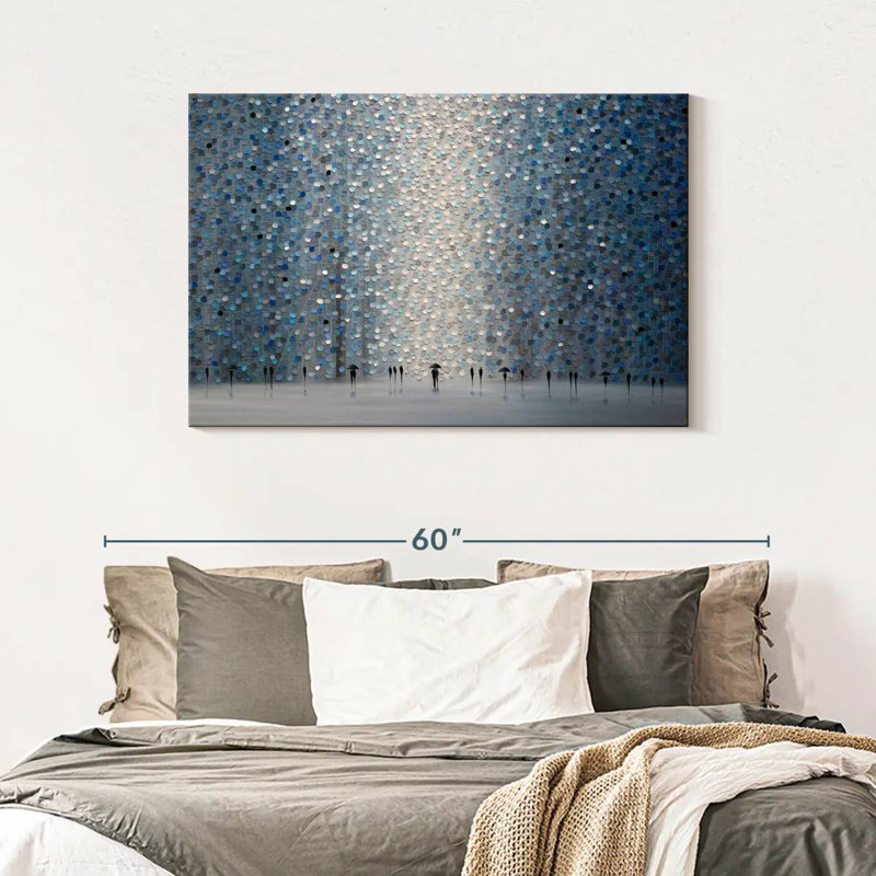 Avery Moonlight Rain, 30" H x 45" W