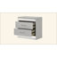 Glam Modern Style 2-Drawer Night Stand Made With Wood In White
