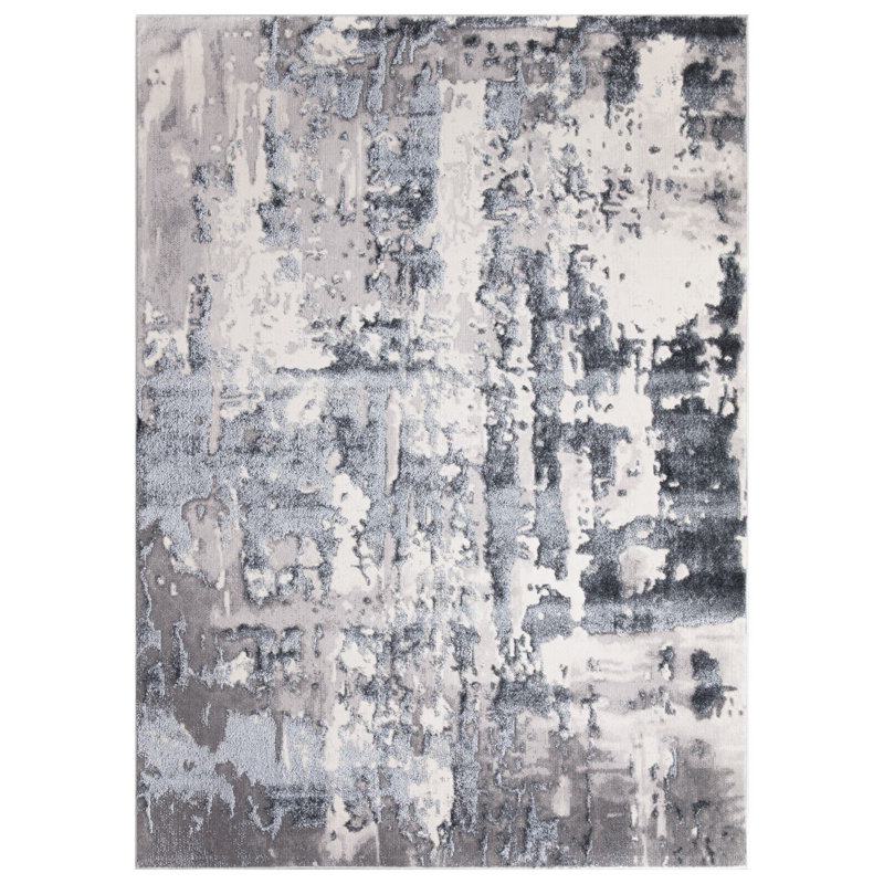 Albria Abstract Indoor / Outdoor Area Rug, Rectangle 80 x 150cm