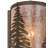 Rustic Lodge Flush Mounted Sconce