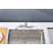 Kree Classic Series 3 Hole Installation Single Handle Kitchen Faucet - Chrome Polished-93376741