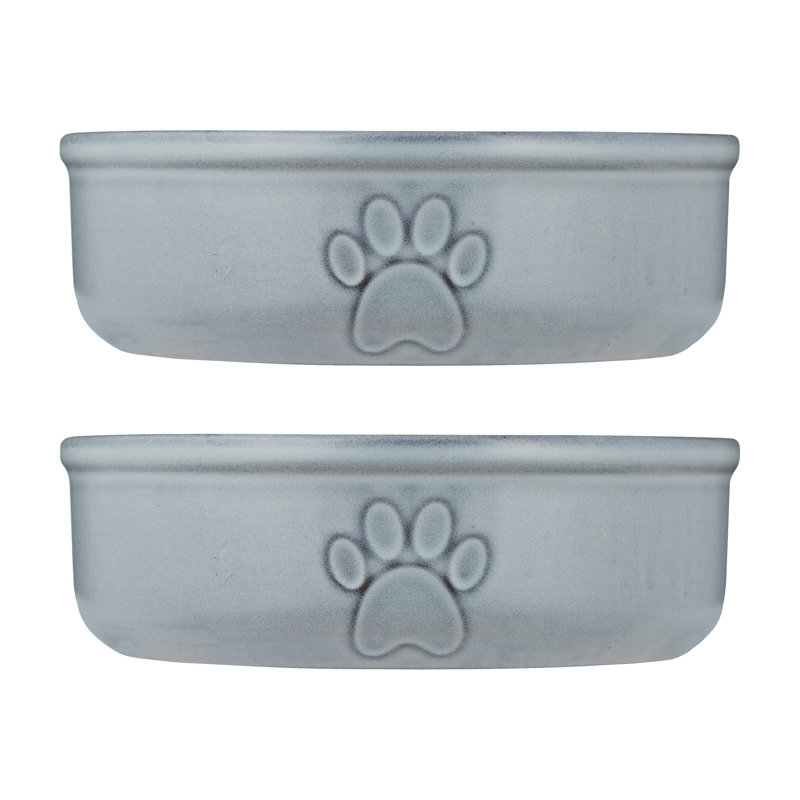 Mason Cash Reactive Paw Bowls 18cm (set of 2), 6