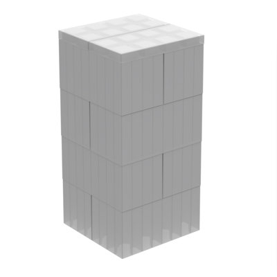 Tabouret décoratif en plastique EverBlock
