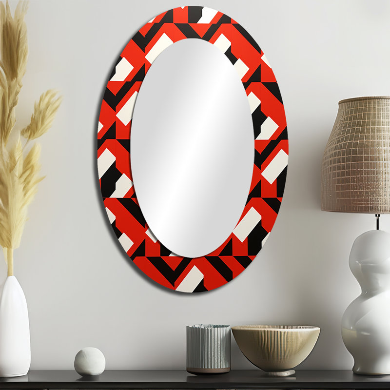 Miroir mural Mid-Century, 36 po x 24 po