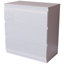 3 Drawer High Gloss Chest, (FSC 100%) Bedroom Home Furniture-1659660850