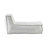 Set of 2 Outdoor Bean Bag Lounge Chairs, Light Grey Weather Resistant Lazy Sofa-1874348836