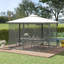 Outsunny Grey Polyester Screen for Gazebo