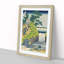 Aoigaoka Waterfall In The Eastern Capital by Katsushika Hokusai - Single Picture Frame Painting-55544548-55544551