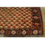 Tribal Geometric Antique Small Scatter Size Wool Ersari Beshir Muslim Prayer Rug