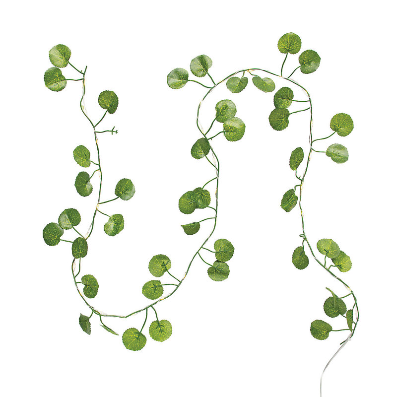 Guirlande verte 0,7 pi avec lumières DEL