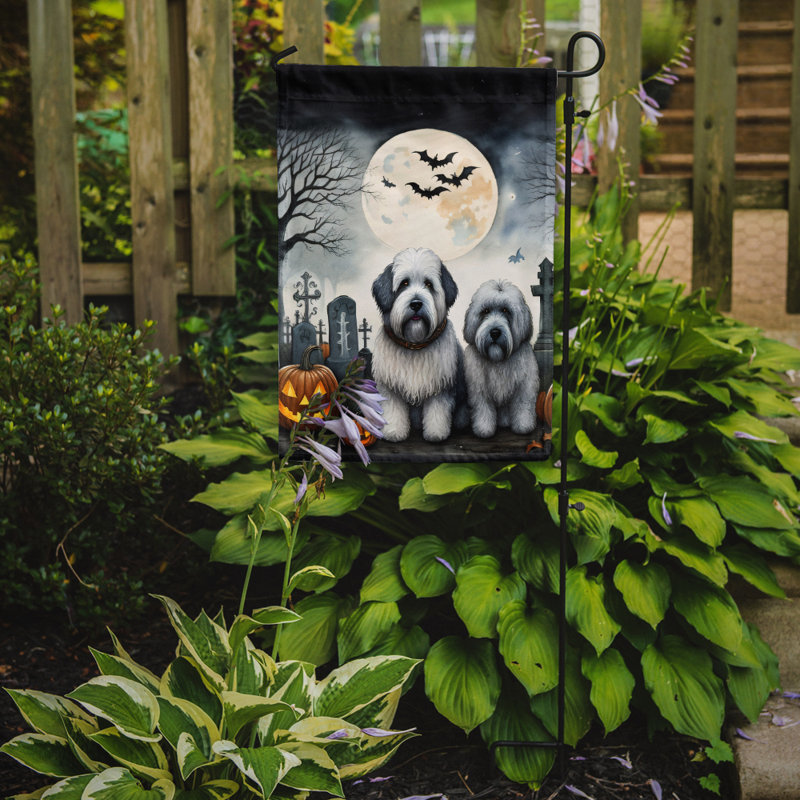 Drapeau de jardin en polyester double face H 15,5 po x l 11,25 po
