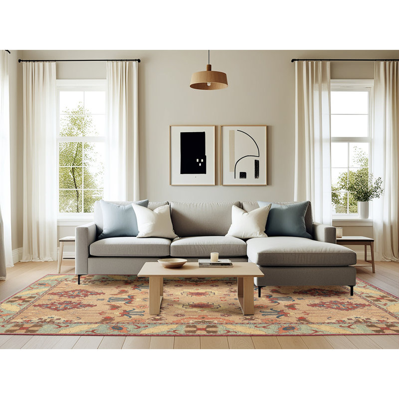 Southwestern Indoor Rug, Rectangle 6' x 9'