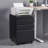 3-Drawer Mobile Filing Cabinet With Lock, Office Storage Filing Cabinet-114240999
