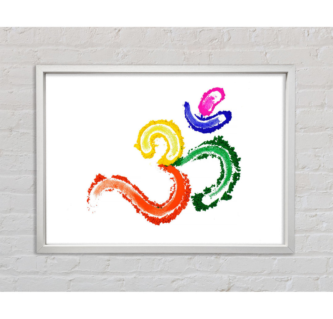 Chakra Om Schild - Druck