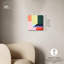 Art géométrique moderne sur toile rectiligne Rhapsody II par Art Remedy-113231311-113231353