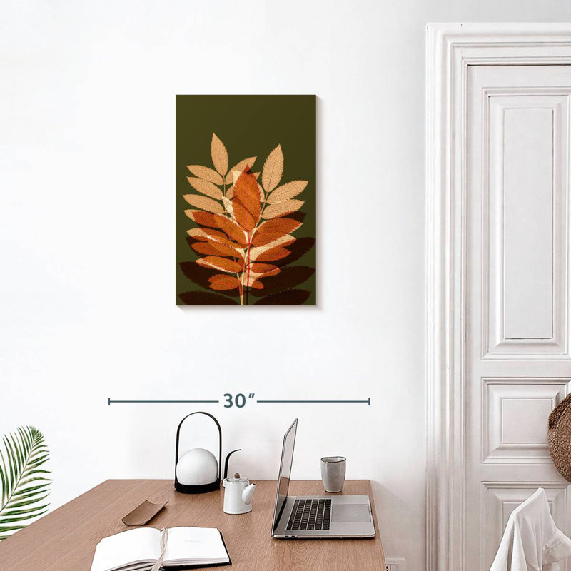 Harnek Fall Leaves II, 24" H x 16" W