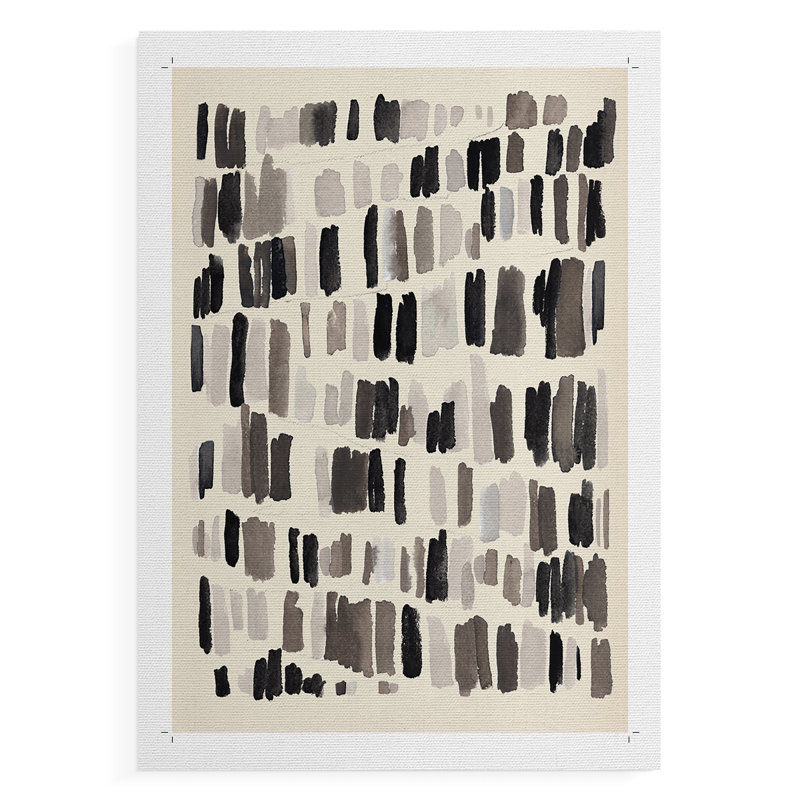 Craie et silex I - impression sur toile seulement - non encadrée, H 18 po x l 12 po