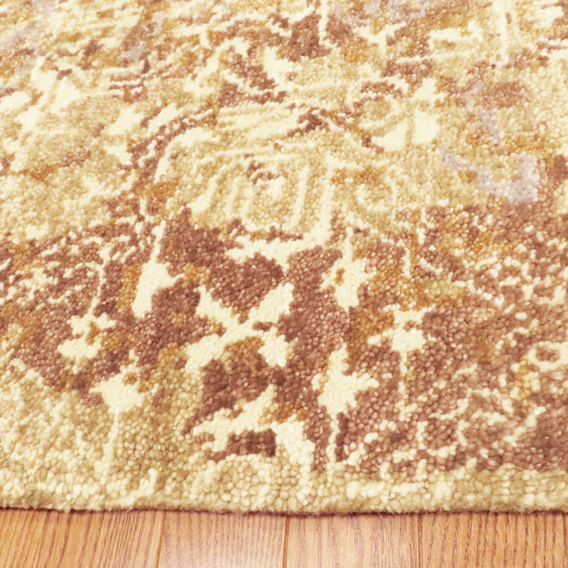 Tuscany Hand Knotted Wool Floral and Abstract Indoor Rug, Rectangle 8' x 10'